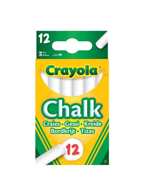 Crayola Chalk White 12pcs.