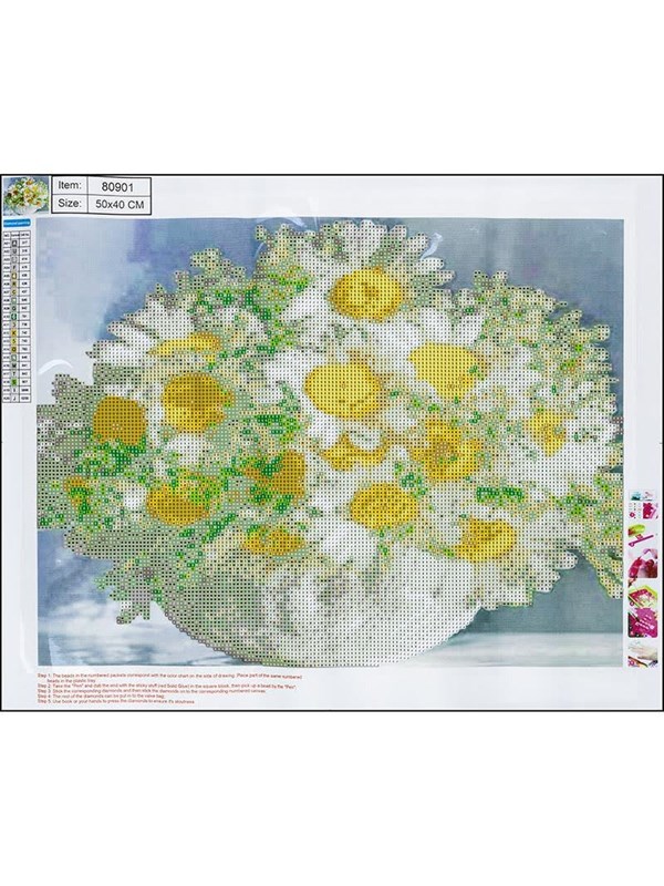 CENTRUM Diamond Painting 40*50cm. FLOWERS