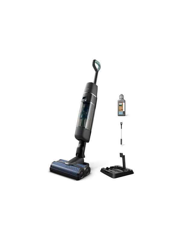 Philips Skaftstøvsuger AquaTrio 7000 Series XW7110 - floor cleaner - cordless - stick - dark gray/champagne