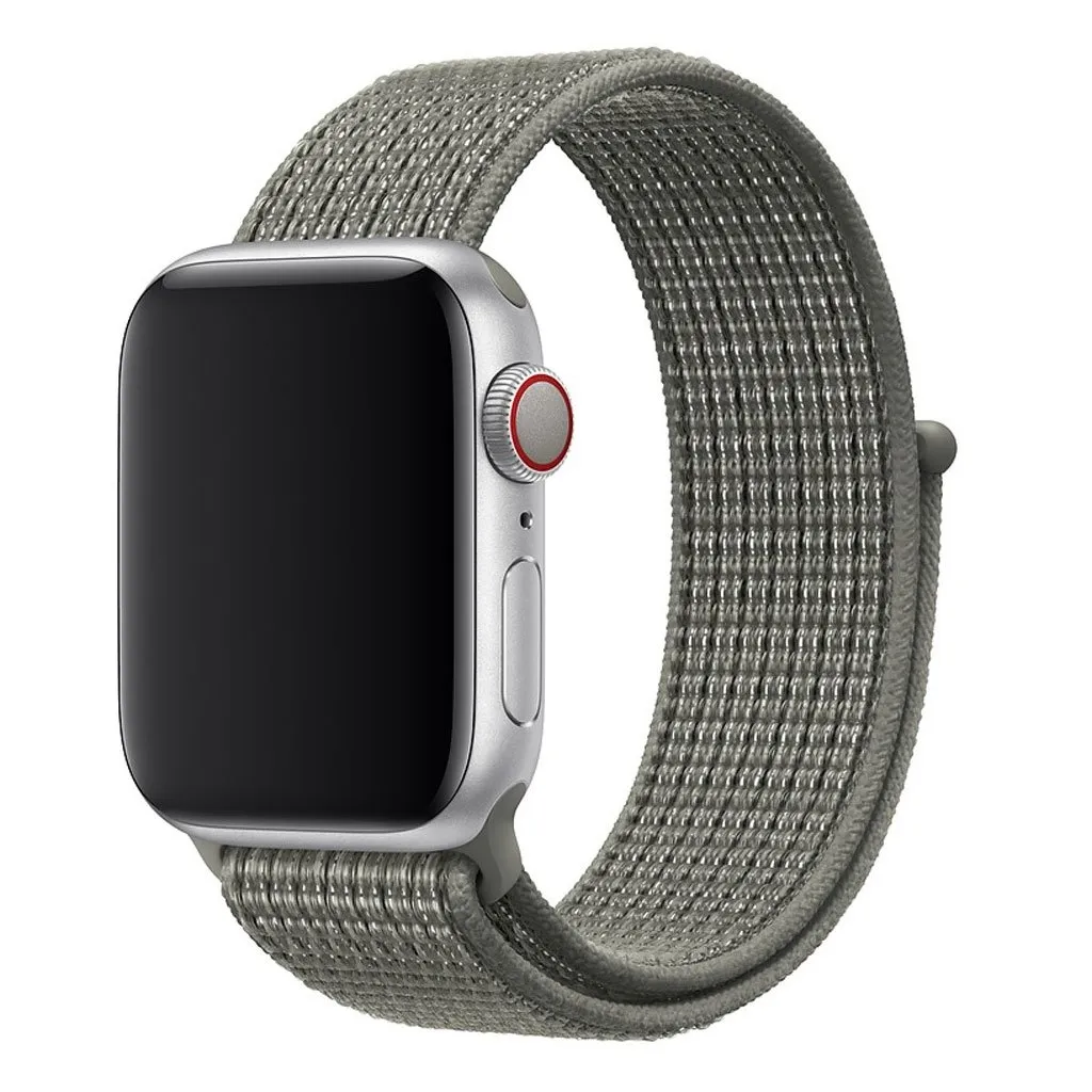 Apple Watch Series 4 44mm Nylon Klokkereim - Grå