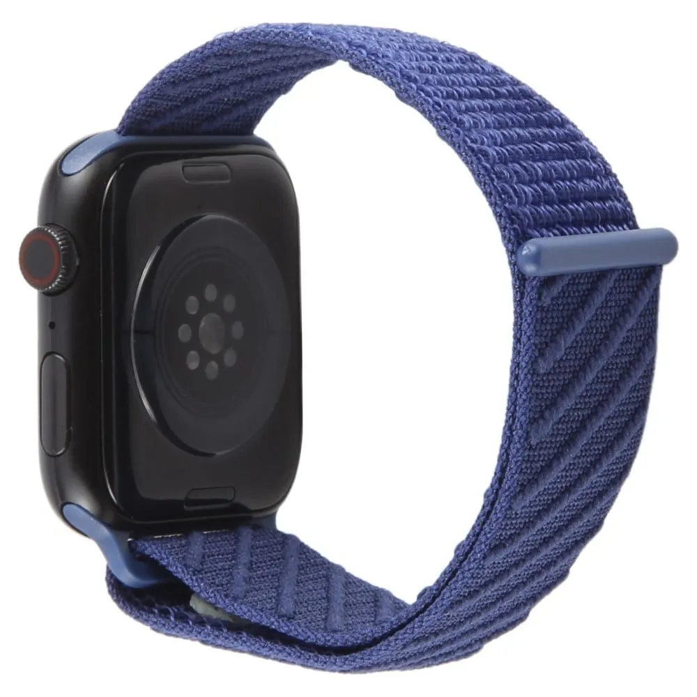 Armbånd Apple Watch Series 49mm - 45mm - 44mm - 42mm Nylon Sport Loop Strap - Mørkeblå