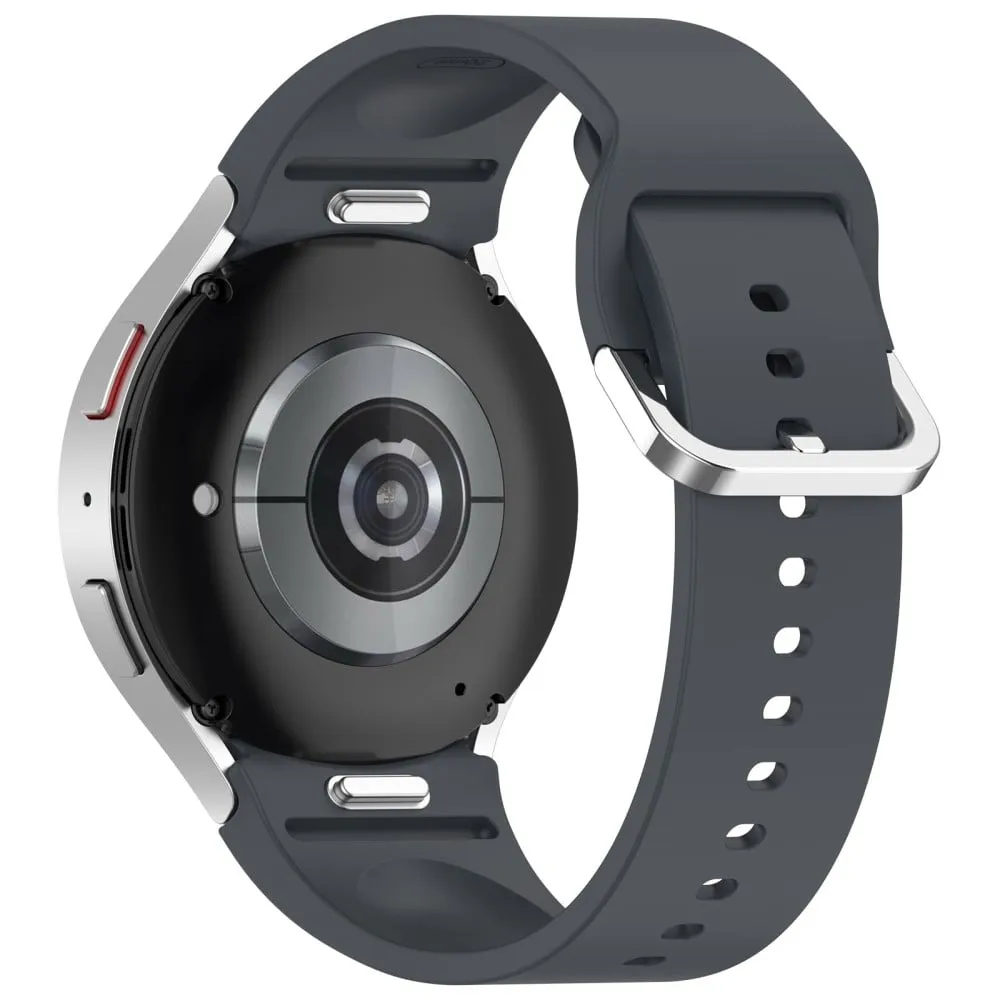 Samsung Galaxy Watch7 / Watch6 / Watch FE 40mm / Watch 5 / Watch4 Armbånd Silikon Armbånd - Mørkegrå