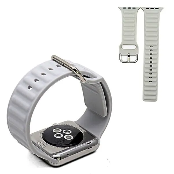 Apple Watch Series 6 / 5 44 mm silikonarmbånd - Grå