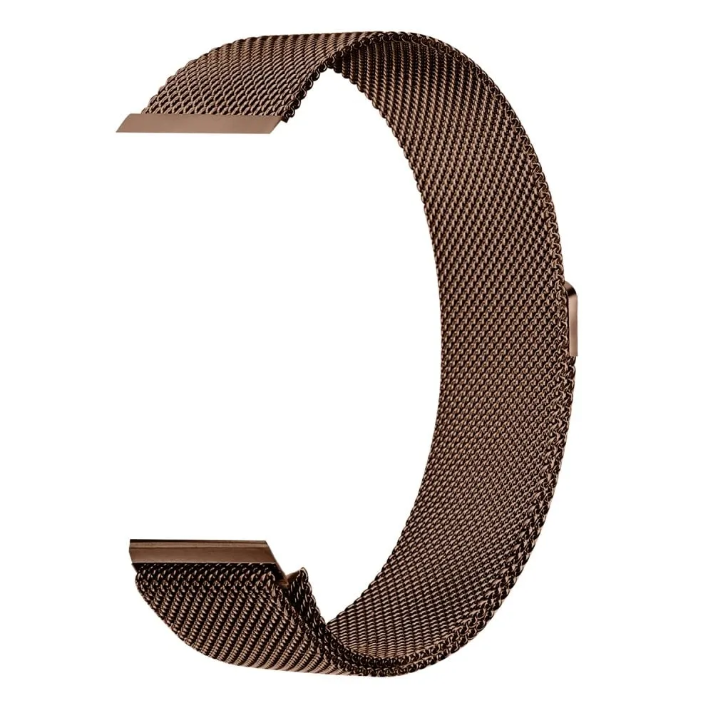 Samsung Galaxy Watch7 44 mm / 40 mm magnetisk klokkerem i rustfritt stål Milanese-armbånd - Bronse