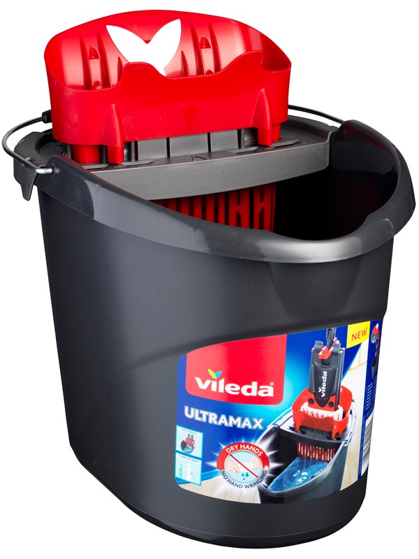 Vileda Bucket with Ultramax mop squeezer