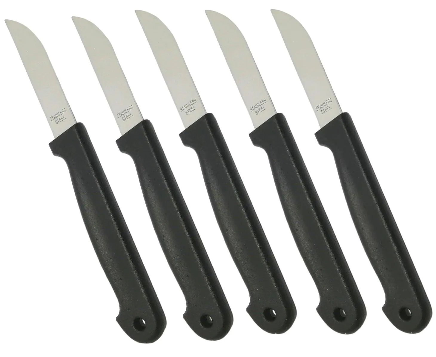 5 stk Fruktkniver i rustfritt stål - kniver