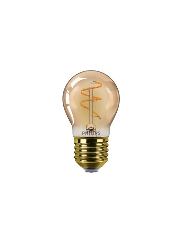 Philips LED-lyspære Filament Mini-ball 2.7W/918 (15W) Dimmable Amber E27