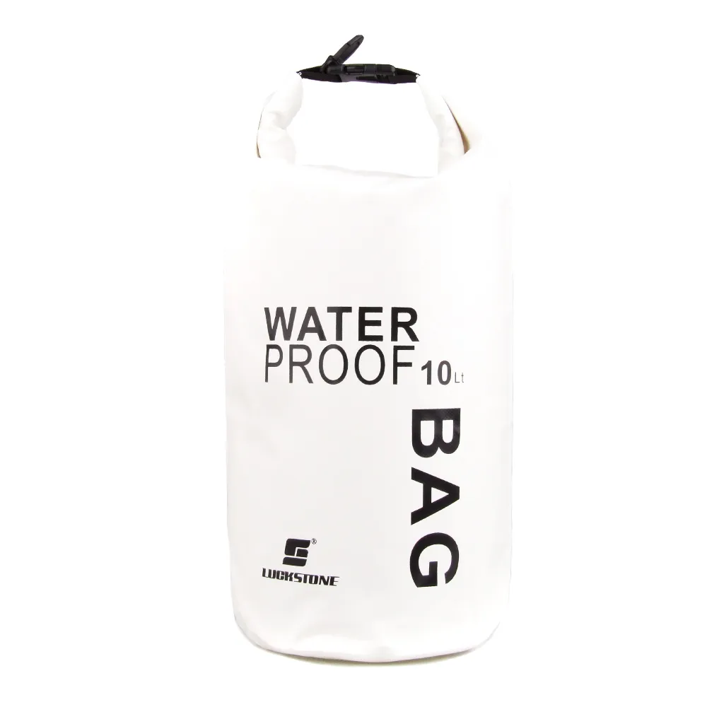 Vanntett sekk for Hiking & Camping - 10 Liter - Hvit