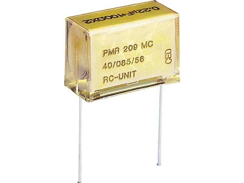 Kemet PMR209MC6100M100R30 støyreduksjonskondensator PMR, radial 0,1 µF, 250 V AC/630 V DC, 20 %, 1 stk