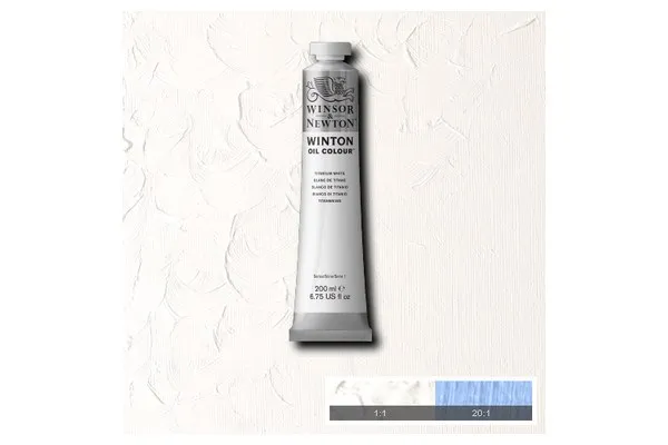Winton-olje 200 ml titanium white 644