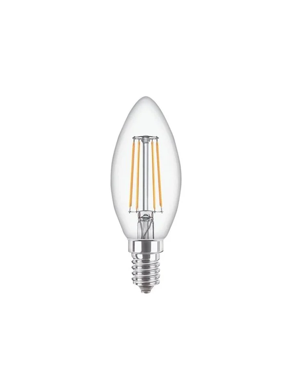 Philips LED-lyspære CorePro Candle 4,3W/827 (40W) Clear E14