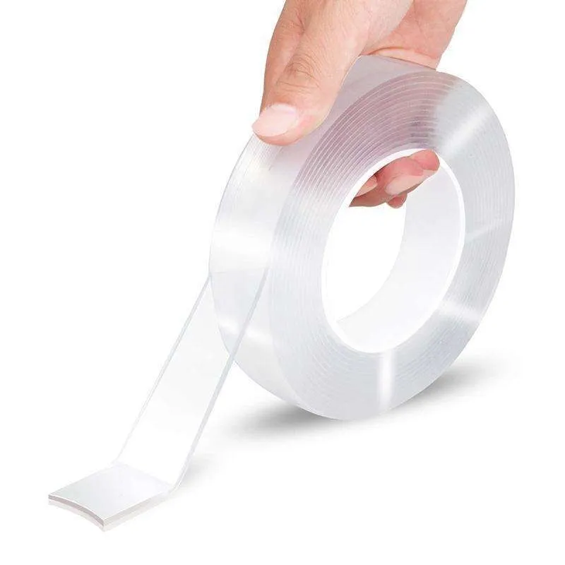 2-pack NanoTape Gjenbrukbar Dobbeltsidig Transparent - 3M