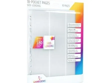 GameGenic Sideload 18-Pocket Pages White (10)