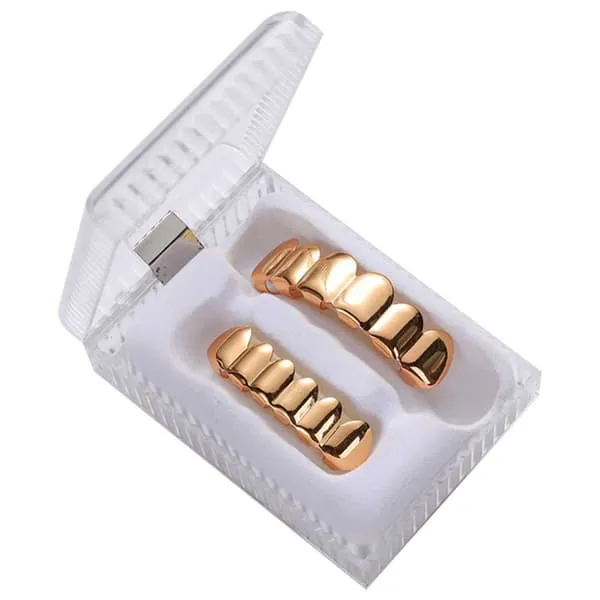Grillz RoseGuld Hiphop tannpirker A $ ap bling gull har en tendens