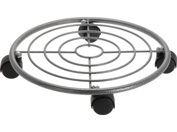 ProGarden plantefat med hjul i metall 35 cm