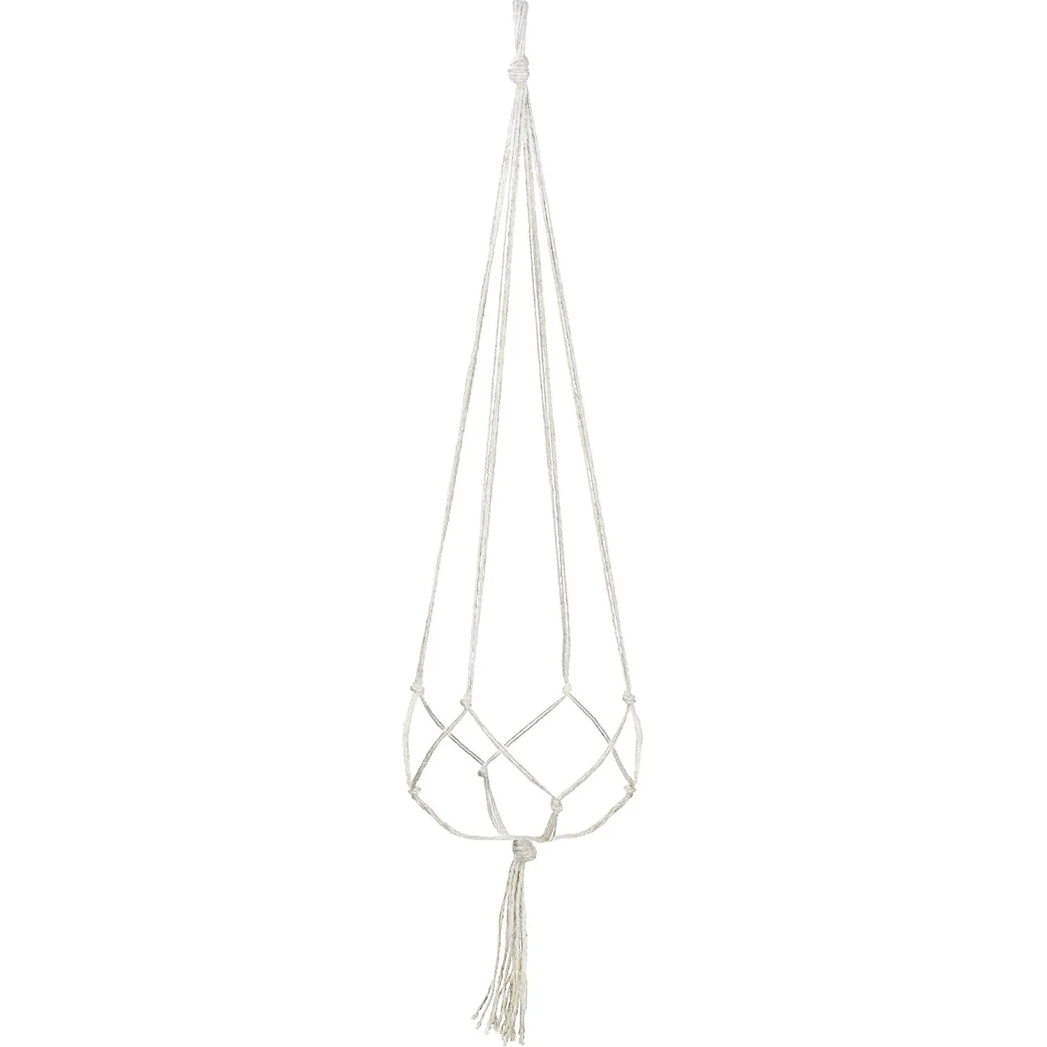 Ampel med Macramé - 90 cm