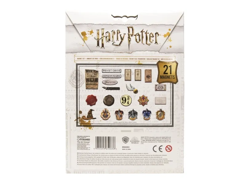 Harry Potter Pyramidint Pyramid (Wizardry) magnetsett