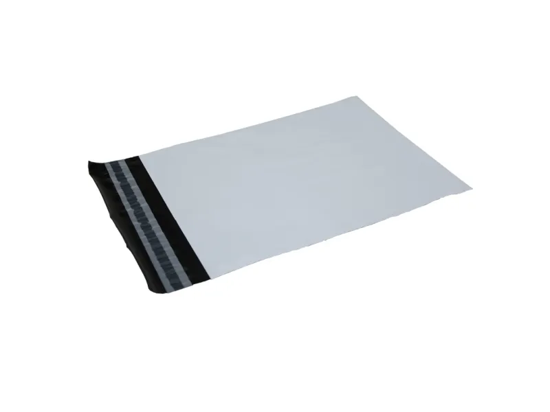 Fraktposer 450x550 mm hvite, PE, i 100 % resirkulert plast - (100 stk.)