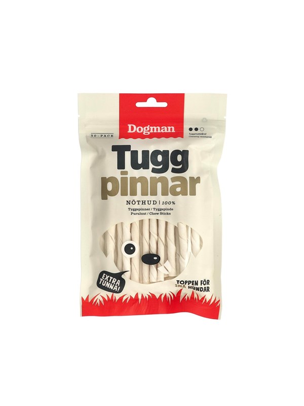 Dogman Tyggepinner XS 30-pack hvite