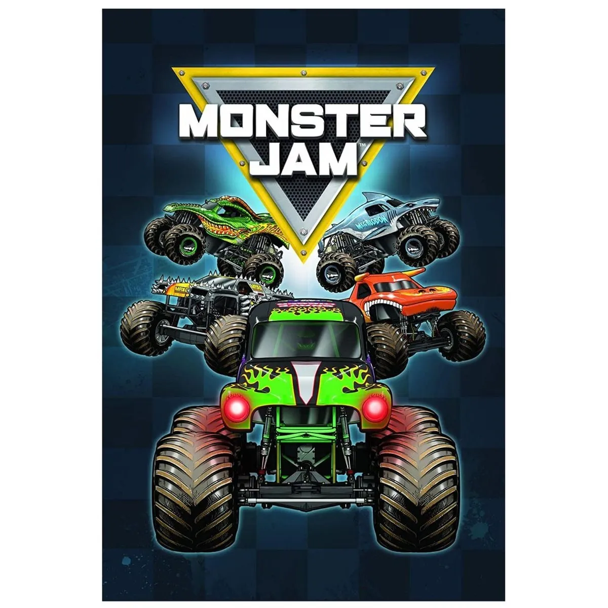 Monster Jam Fleece Truck Blanket