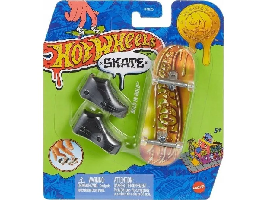 Mattel HW Skate gull skateboard + sko HYH25 / 16