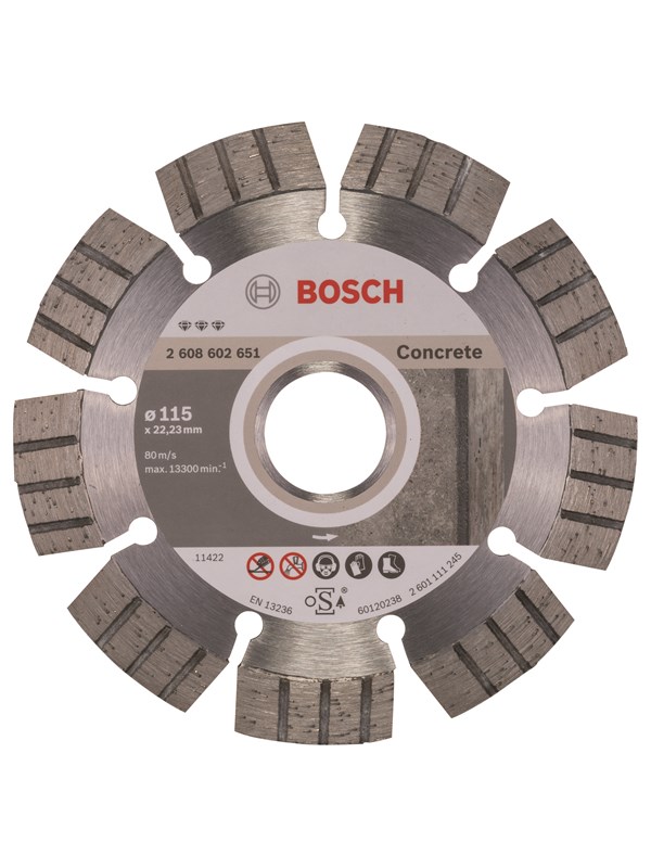 Bosch Diamantkappeskive Best for Concrete 115 x 22,23 x 2,2 x 12 mm
