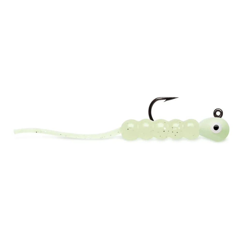 VMC Wax Tail Jig #6 0,9g Glow 2-pakning