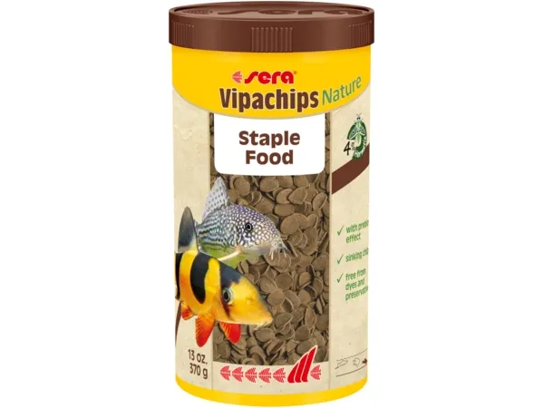 Sera Vipachips Nature* 1.000 ml - fiskefôr, hovedfôr