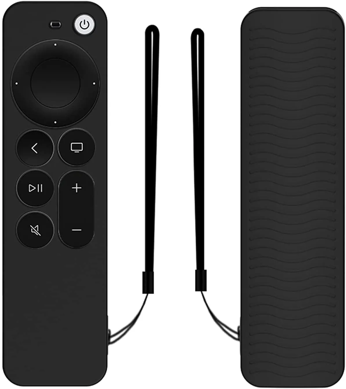 Svart silikondeksel for fjernkontroll Apple TV Gen 6 2021
