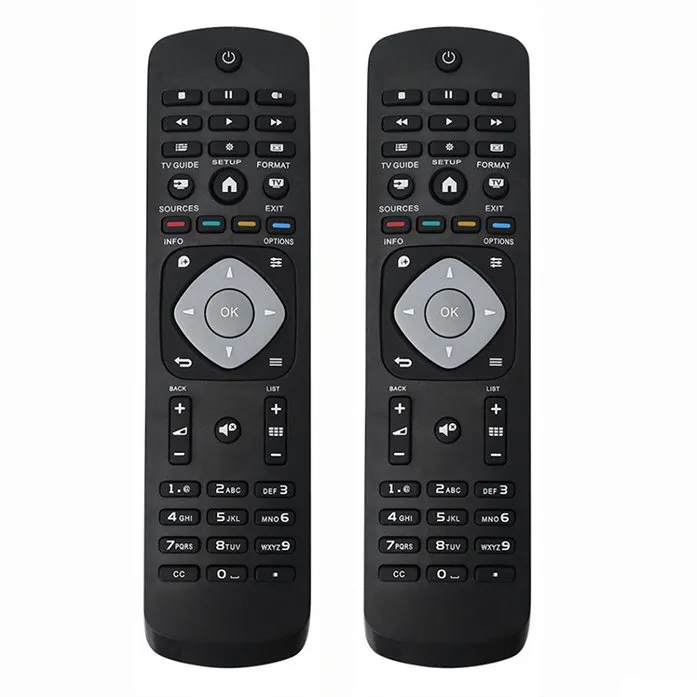 2x Universal smart TV-fjernkontroll for Philips