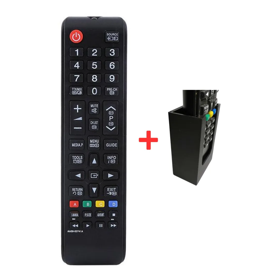 Universal fjernkontroll for Samsung HDTV LED med veggfeste