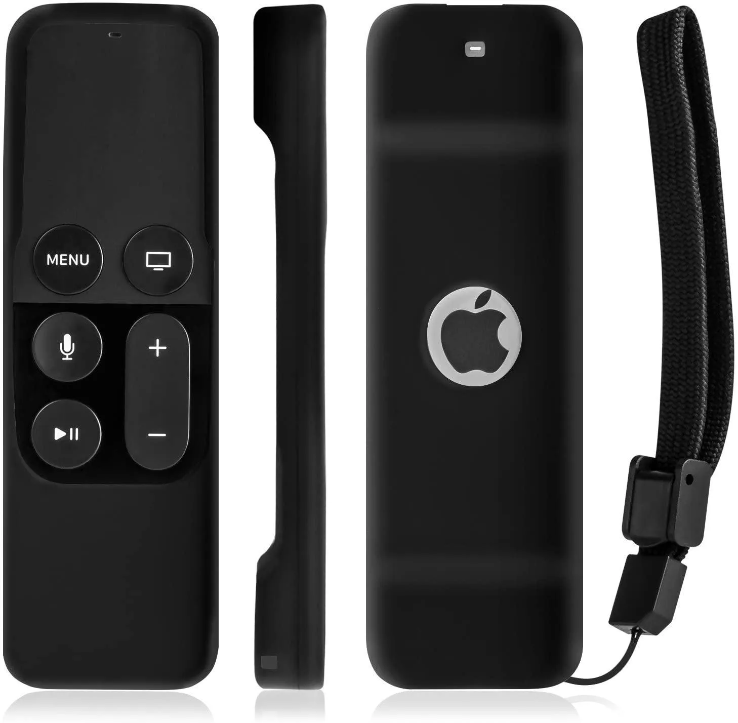 Svart silikondeksel for fjernkontroll Apple TV 4/5