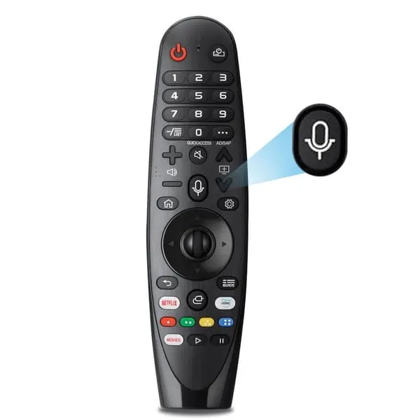 LG Magic Remote Kompatibel Universal TV Fjernkontroll Stemmestyring Mus
