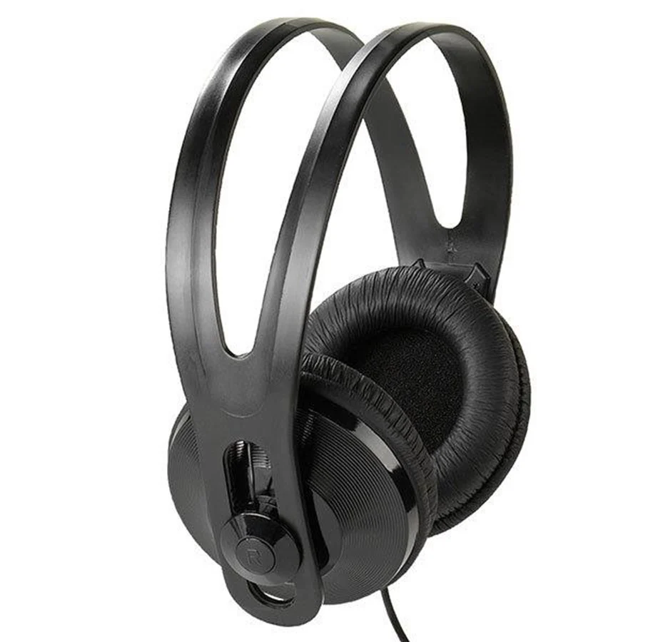 Vivanco Over-Ear TV-headphone 5m cable 3.5/6.3mm - Black