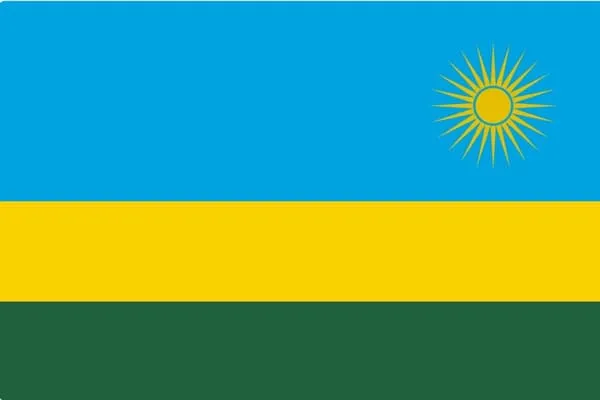 Rwanda flagg