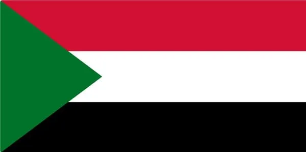 Sudan flagg