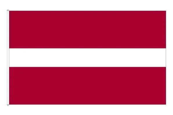 Latvia flagg