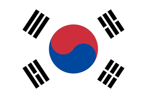 Sør-Korea flagg