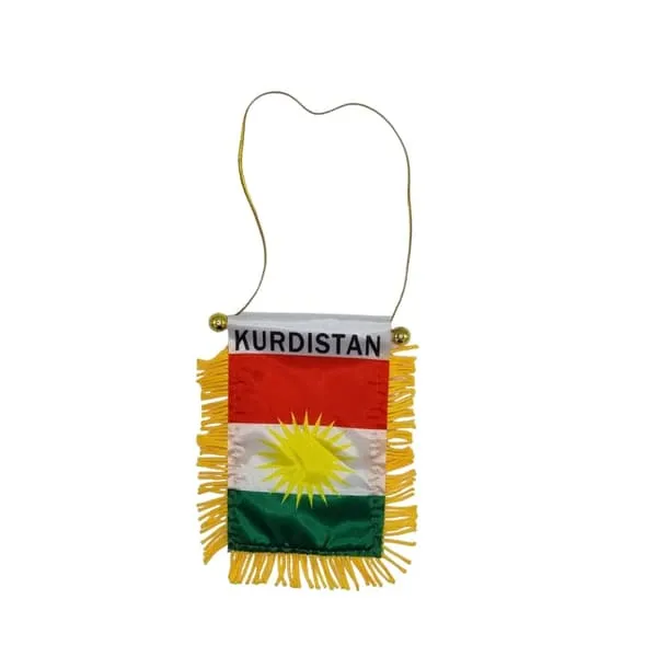 Irak hengende flagg bil bakspeil med sugekopp