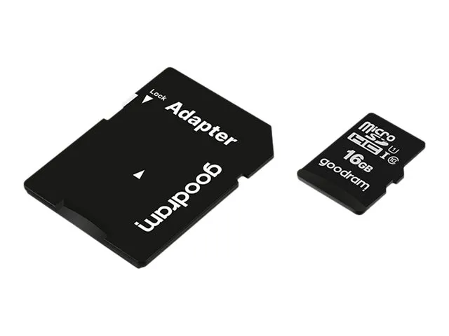 GOODRAM M1AA - Flashminnekort (SD-adapter inkludert) - 16 GB - UHS-I / Class10 - microSDHC UHS-I