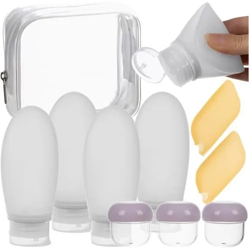 Resekit Skin Care Klembare flasker Silikon