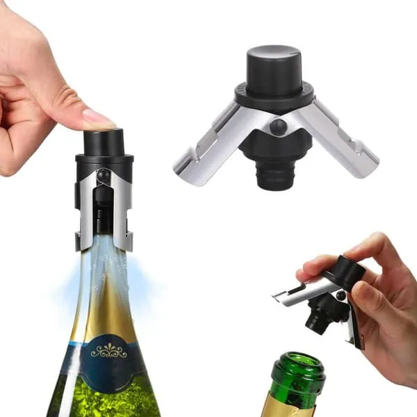 Vakuumkork til champagne - Champagnes lukking med pumpe