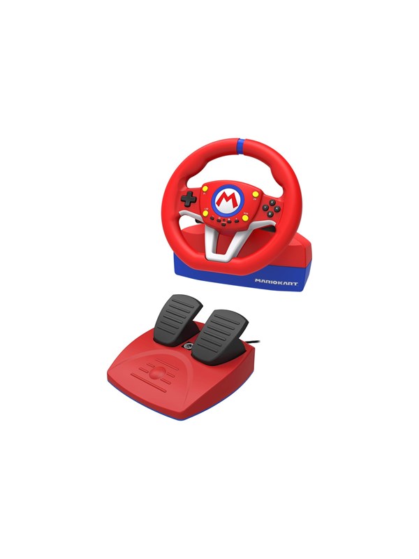 HORI Mario Kart Racing Wheel Pro Mini - Wired Wheel, gamepad and pedals set - Nintendo Switch