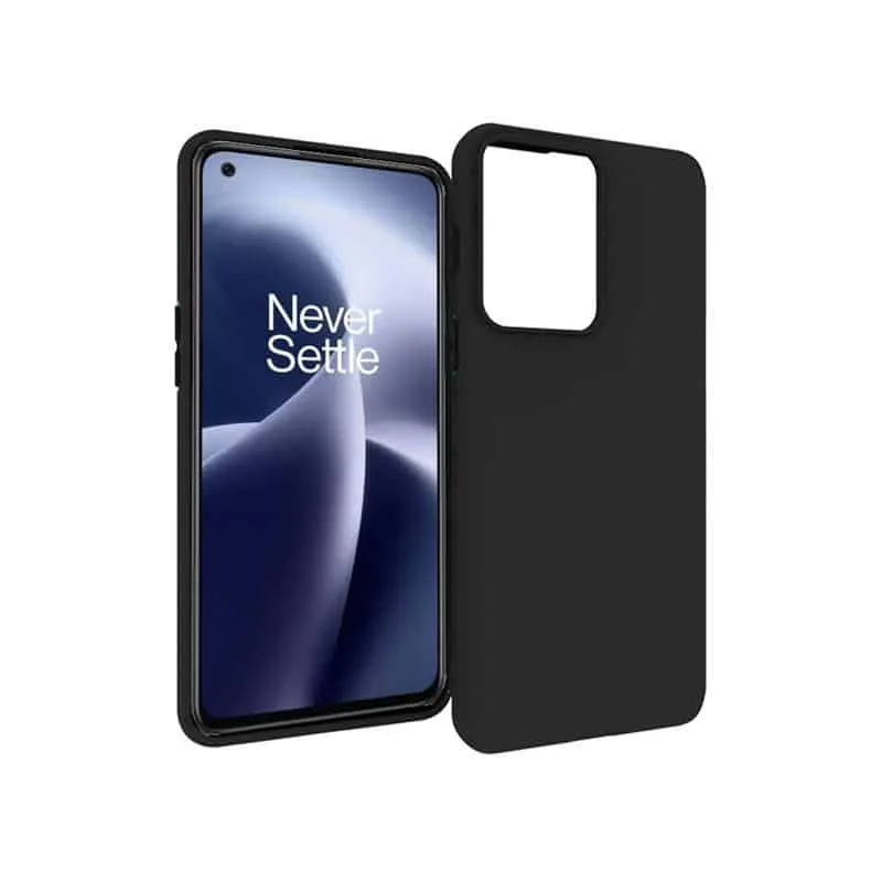 Silikondeksel til OnePlus Nord 2T 5G - Svart