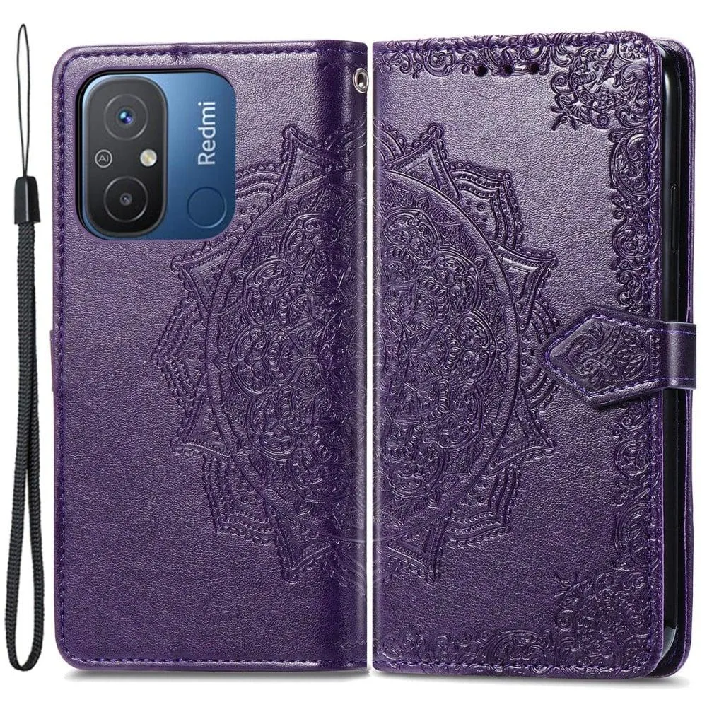 Mandala Xiaomi Redmi 12C / 11a Flippetui - Lilla