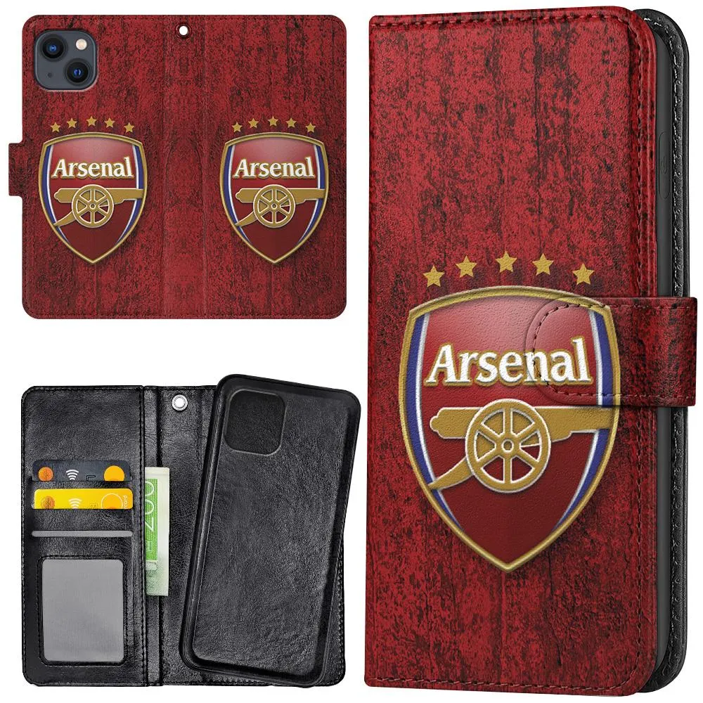 iPhone 14 - Lommebok Deksel Arsenal