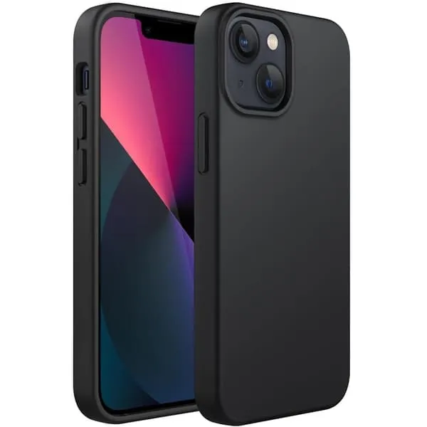 iPhone 13 matt svart silikondeksel