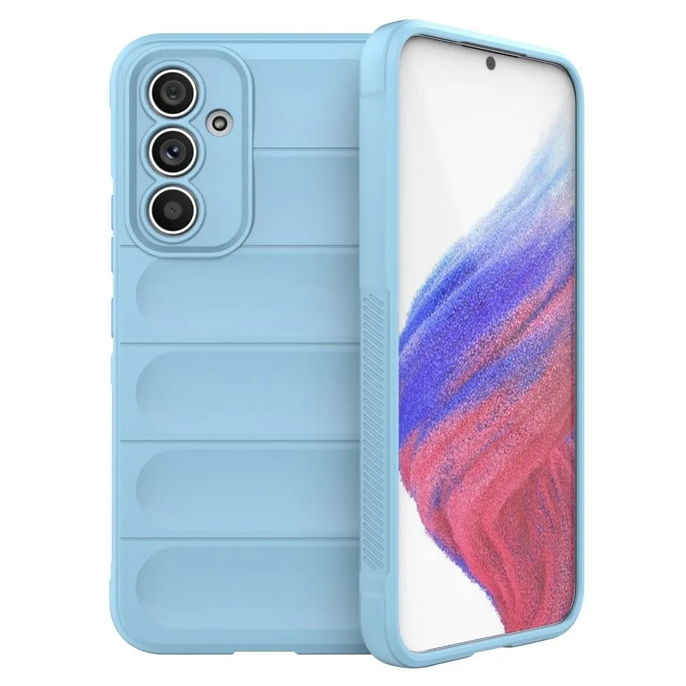 Deksel med mykt grep for Samsung Galaxy A54 - Babyblå