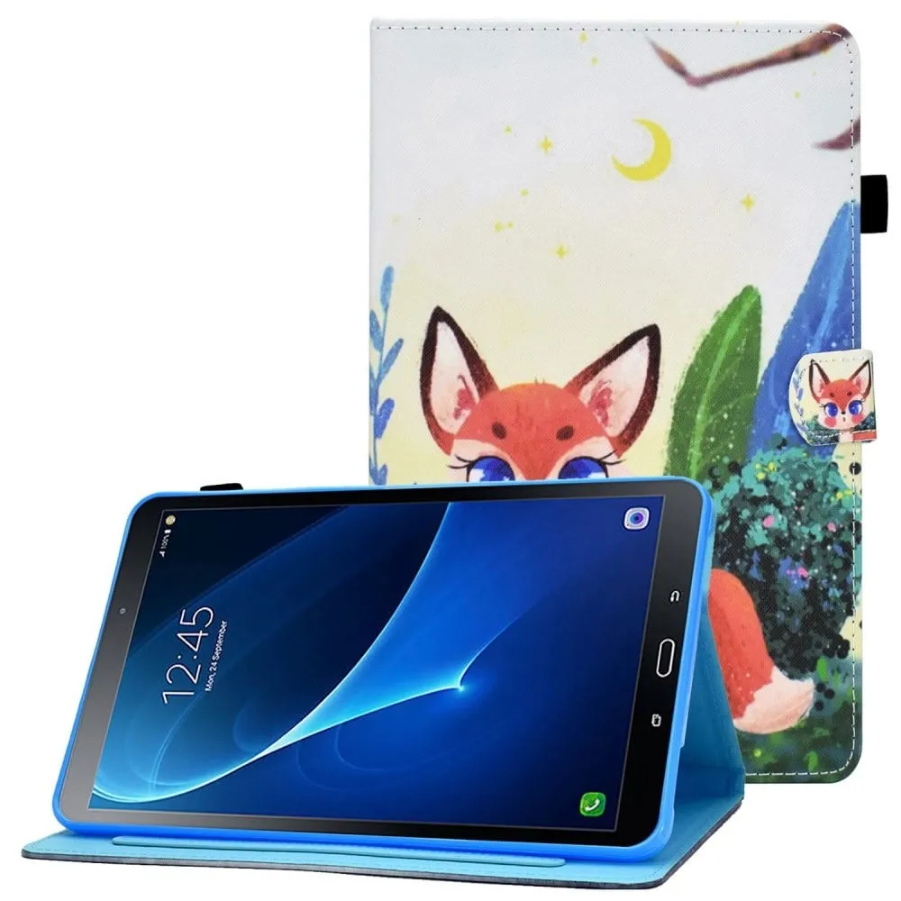 Samsung Galaxy Tab A 10.1 (2016) mønstret lærveske - Rev