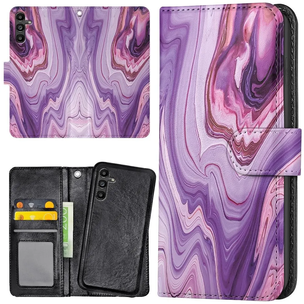 Samsung Galaxy A35 5G - Lommebok Deksel Marmor